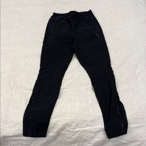 Athleta Black Hybrid Moto Leggings